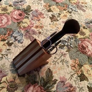 Handcrafted Mixed Wood Makeup Brush / Nail Tool Holder
